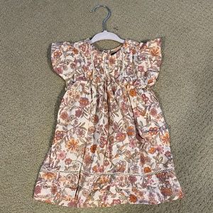 Old Navy girls floral eyelet dress